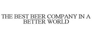 THE BEST BEER COMPANY IN A BETTER WORLD trademark