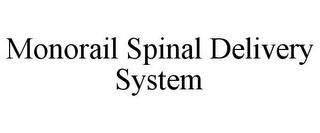 MONORAIL SPINAL DELIVERY SYSTEM trademark