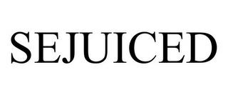 SEJUICED trademark