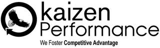 KAIZEN PERFORMANCE WE FOSTER COMPETITIVE ADVANTAGE trademark