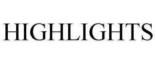 HIGHLIGHTS trademark