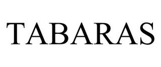 TABARAS trademark