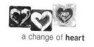 A CHANGE OF HEART trademark