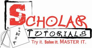 SCHOLAR TUTORIALS TRY IT. SOLVE IT. MASTER IT. A = R2 trademark