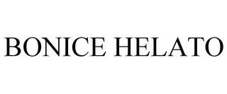 BONICE HELATO trademark