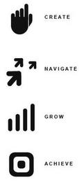 CREATE NAVIGATE GROW ACHIEVE trademark