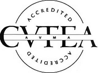 ACCREDITED CVTEA AVMA ACCREDITED trademark