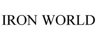 IRON WORLD trademark