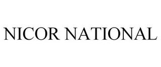 NICOR NATIONAL trademark