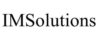 IMSOLUTIONS trademark