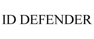 ID DEFENDER trademark