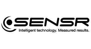 SENSR INTELLIGENT TECHNOLOGY. MEASURED RESULTS. trademark