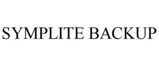 SYMPLITE BACKUP trademark