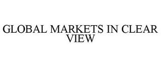 GLOBAL MARKETS IN CLEAR VIEW trademark