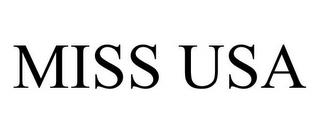 MISS USA trademark