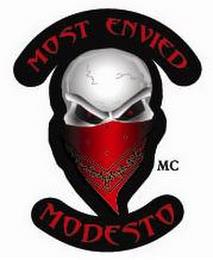 MOST ENVIED MODESTO MC trademark