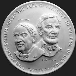 "THE PATENT SYSTEM ADDED THE FUEL OF INTEREST TO THE FIRE OF GENIUS" A. LINCOLN LINCOLN EDISON TDR trademark