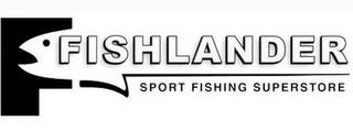 F FISHLANDER SPORT FISHING SUPERSTORE trademark