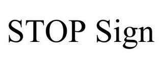 STOP SIGN trademark