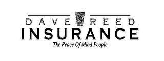 DAVE REED INSURANCE THE PEACE OF MIND PEOPLE trademark