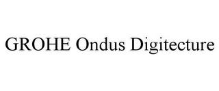 GROHE ONDUS DIGITECTURE trademark