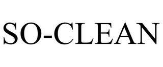 SO-CLEAN trademark