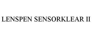 LENSPEN SENSORKLEAR II trademark