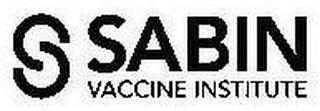 S SABIN VACCINE INSTITUTE trademark