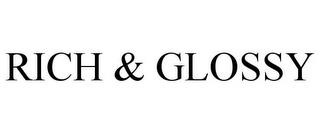 RICH & GLOSSY trademark