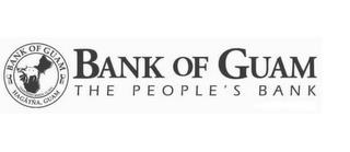 BANK OF GUAM THE PEOPLE'S BANK BANK OF GUAM HAGÅTÑA, GUAM CHARTERED MARCH 13, 1972 trademark