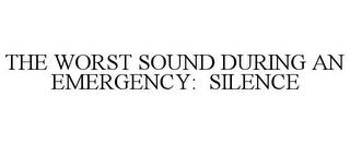 THE WORST SOUND DURING AN EMERGENCY: SILENCE trademark