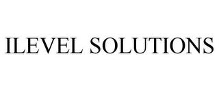 ILEVEL SOLUTIONS trademark