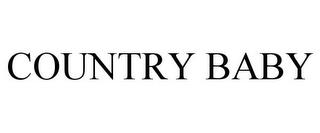 COUNTRY BABY trademark