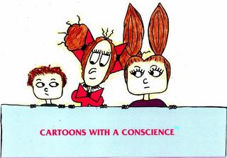 CARTOONS WITH A CONSCIENCE trademark