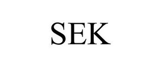 SEK trademark