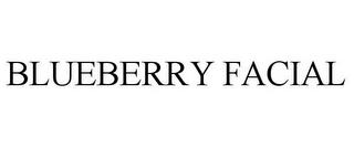 BLUEBERRY FACIAL trademark