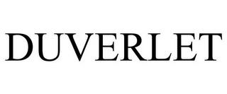 DUVERLET trademark