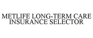 METLIFE LONG-TERM CARE INSURANCE SELECTOR trademark