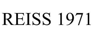 REISS 1971 trademark