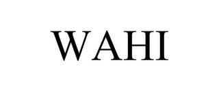 WAHI trademark