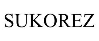 SUKOREZ trademark