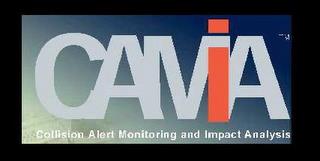 CAMIA COLLISION ALERT MONITORING AND IMPACT ANALYSIS trademark