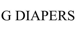 G DIAPERS trademark