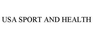 USA SPORT AND HEALTH trademark