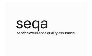 SEQA SERVICE EXCELLENCE QUALITY ASSURANCE trademark