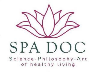 SPA DOC SCIENCE - PHILOSOPHY - ART OF HEALTHY LIVING trademark