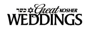 GREAT KOSHER WEDDINGS trademark