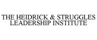 THE HEIDRICK & STRUGGLES LEADERSHIP INSTITUTE trademark