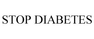 STOP DIABETES trademark