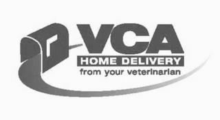 VCA HOME DELIVERY FROM YOUR VETERINARIAN trademark